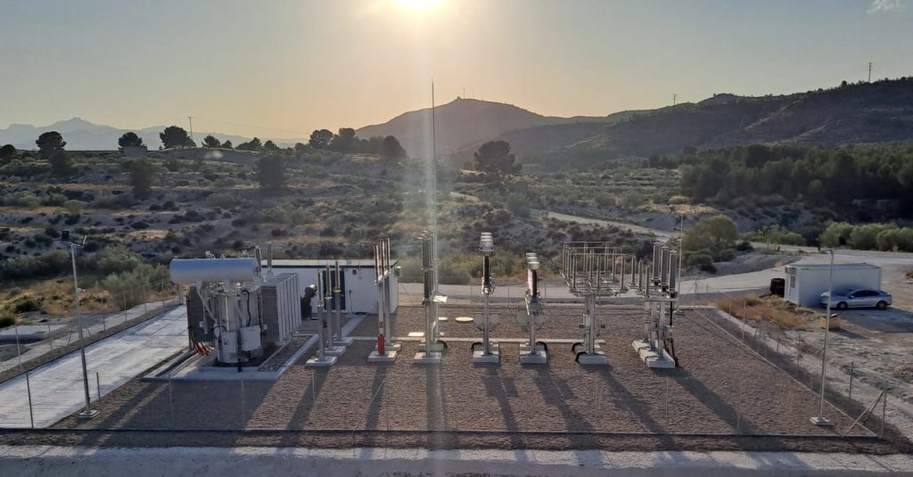 subestación para PSF Calasparra